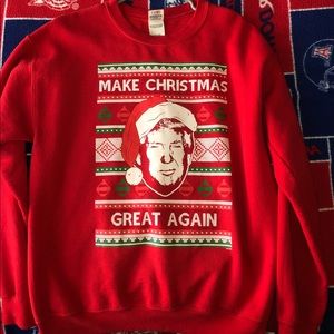 Make Christmas great again crew neck